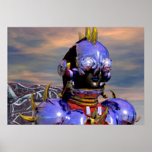 TITAN CYBORG PORTRET Sciencefiction,Scifi Poster