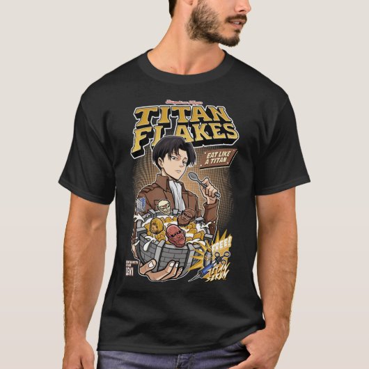 Titan Flakes ( Shingeki no Kyoto ) Classic T-Shi T-shirt (Voorkant)