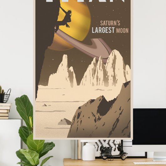 Titan - Groot formaat Poster (Thuiskantoor)