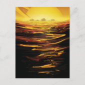 Titan grootste maan van de planeet Saturnus Briefkaart (Voorkant)