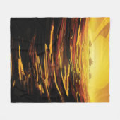 Titan grootste maan van de planeet Saturnus Fleece Deken (Voorkant (Horizontaal))