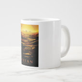 Titan grootste maan van de planeet Saturnus Grote Koffiekop (Voorkant rechts)