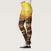 Titan grootste maan van de planeet Saturnus Leggings (Links)