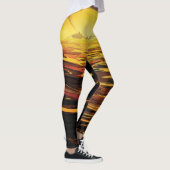 Titan grootste maan van de planeet Saturnus Leggings (Rechts)