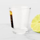 Titan grootste maan van de planeet Saturnus Shot Glas (Rechts)