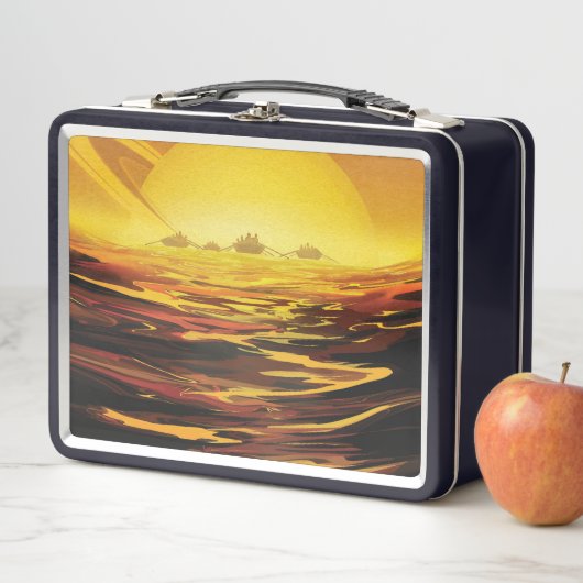 Titan grootste maan van planeet Saturnus (In situ)