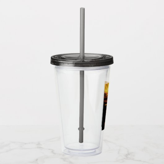 Titan grootste maan van planeet Saturnus Acryl Drinkbeker (Rechts)