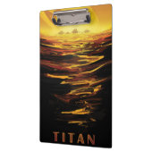 Titan grootste maan van planeet Saturnus Klembord (Links)