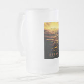 Titan grootste maan van planeet Saturnus Matglas Bierpul (Voorkant links)