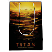 Titan grootste maan van planeet Saturnus Medium Cadeauzakje (Achterkant)
