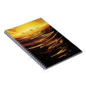 Titan grootste maan van planeet Saturnus Notitieboek (Rechterzijde)