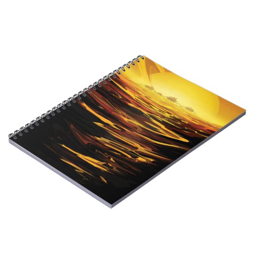 Titan grootste maan van planeet Saturnus Notitieboek (Linkerzijde)