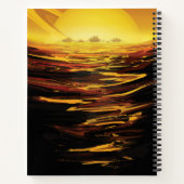 Titan grootste maan van planeet Saturnus Notitieboek (Achterkant)