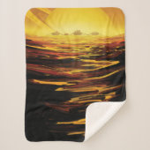 Titan grootste maan van planeet Saturnus Sherpa Deken (Voorkant)