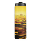 Titan grootste maan van planeet Saturnus Thermosbeker (Voorkant)