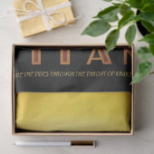 Titan grootste maan van planeet Saturnus Tissuepapier (Geschenk)