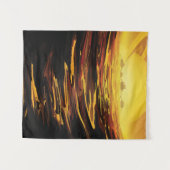 Titan grootste maan van planeet Saturnus Wandkleed (Voorkant (horizontaal))