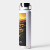 Titan grootste maan van planeet Saturnus Waterfles (Achterkant)