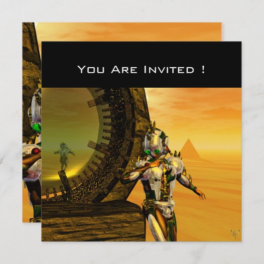 TITAN IN DE DESERT VAN HYPERION KAART (Voorkant / Achterkant)