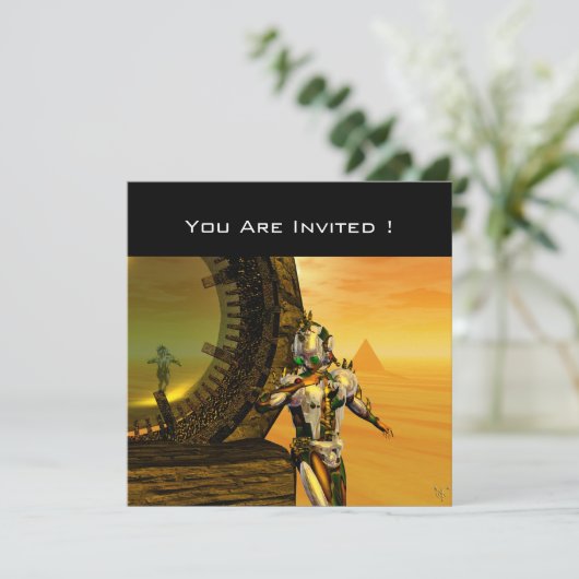 TITAN IN DE DESERT VAN HYPERION KAART (Staand voorkant)