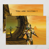 TITAN IN DE DESERT VAN HYPERION KAART (Voorkant / Achterkant)