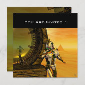 TITAN IN DE DESERT VAN HYPERION KAART (Voorkant / Achterkant)