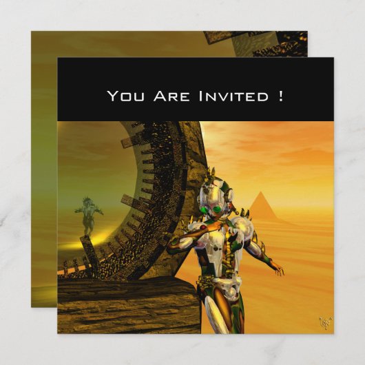 TITAN IN DE DESERT VAN HYPERION KAART (Voorkant / Achterkant)