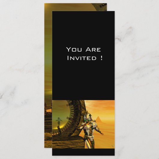 TITAN IN DE DESERT VAN HYPERION KAART (Voorkant / Achterkant)