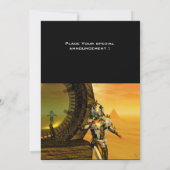 TITAN IN DE DESERT VAN HYPERION KAART (Achterkant)