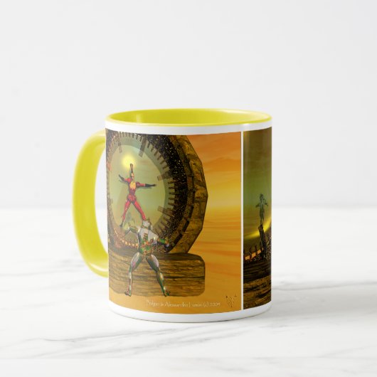 TITAN IN DE DESERT VAN HYPERION MOK (Voorkant links)