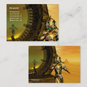 TITAN IN DE DESERT VAN HYPERION / Reflecties Visitekaartje (Voorkant / Achterkant)