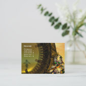 TITAN IN DE DESERT VAN HYPERION / Reflecties Visitekaartje (Staand voorkant)