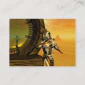 TITAN IN DE DESERT VAN HYPERION / Reflecties Visitekaartje (Achterkant)