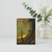 TITAN IN DE DESERT VAN HYPERION / Reflecties Visitekaartje (Staand voorkant)