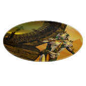 TITAN IN DE DESERT VAN HYPERION Science Fiction Snijplank (Hoek)