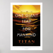 Titan Moon - Ruimtetoerisme Poster (Voorkant)