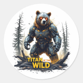 Titan of the Wild - Robotic Beer Sticker