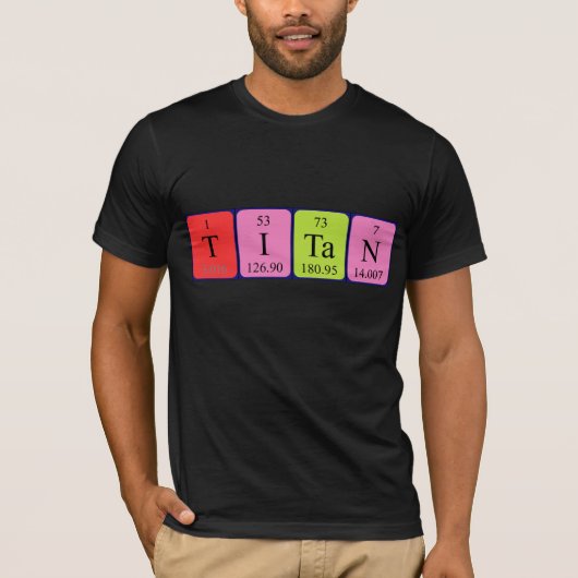 Titan Periodieke Naam shirt (Voorkant)