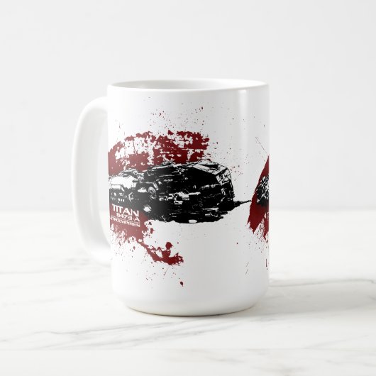 Titan splash mok (Voorkant links)