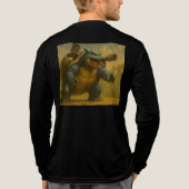 Titan van de vergeten ruïnes Tri-Blend shirt (Achterkant volledig)