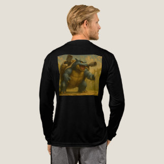 Titan van de vergeten ruïnes Tri-Blend shirt