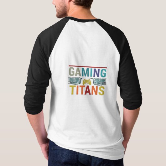 Titan voor games t-shirt (Achterkant)