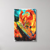 titani sinking rose like the phoenix canvas afdruk (Voorkant)