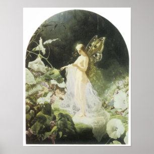 Titania, 1866  feilverf poster