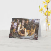 Titania and Bottom, MidSummer Night's Dream Kaart (Gele Bloem)