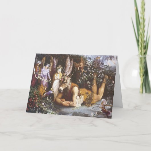 Titania and Bottom, MidSummer Night's Dream Kaart (Voorkant)