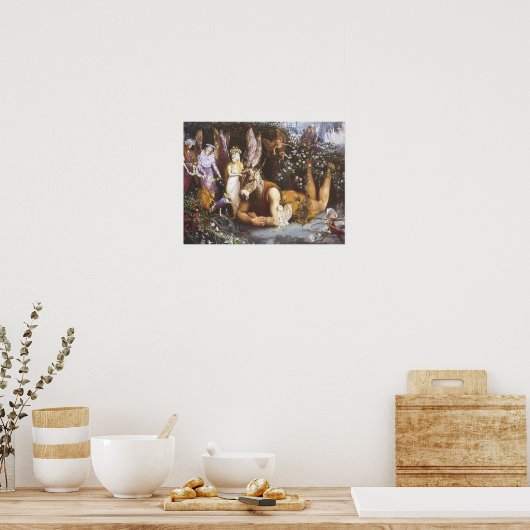 Titania and Bottom, MidSummer Night's Dream Poster (Keuken)