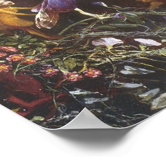 Titania and Bottom, MidSummer Night's Dream Poster (Hoek)