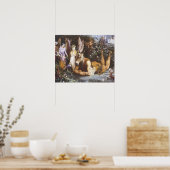 Titania and Bottom, MidSummer Night's Dream Poster (Keuken)