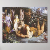 Titania and Bottom, MidSummer Night's Dream Poster (Voorkant)
